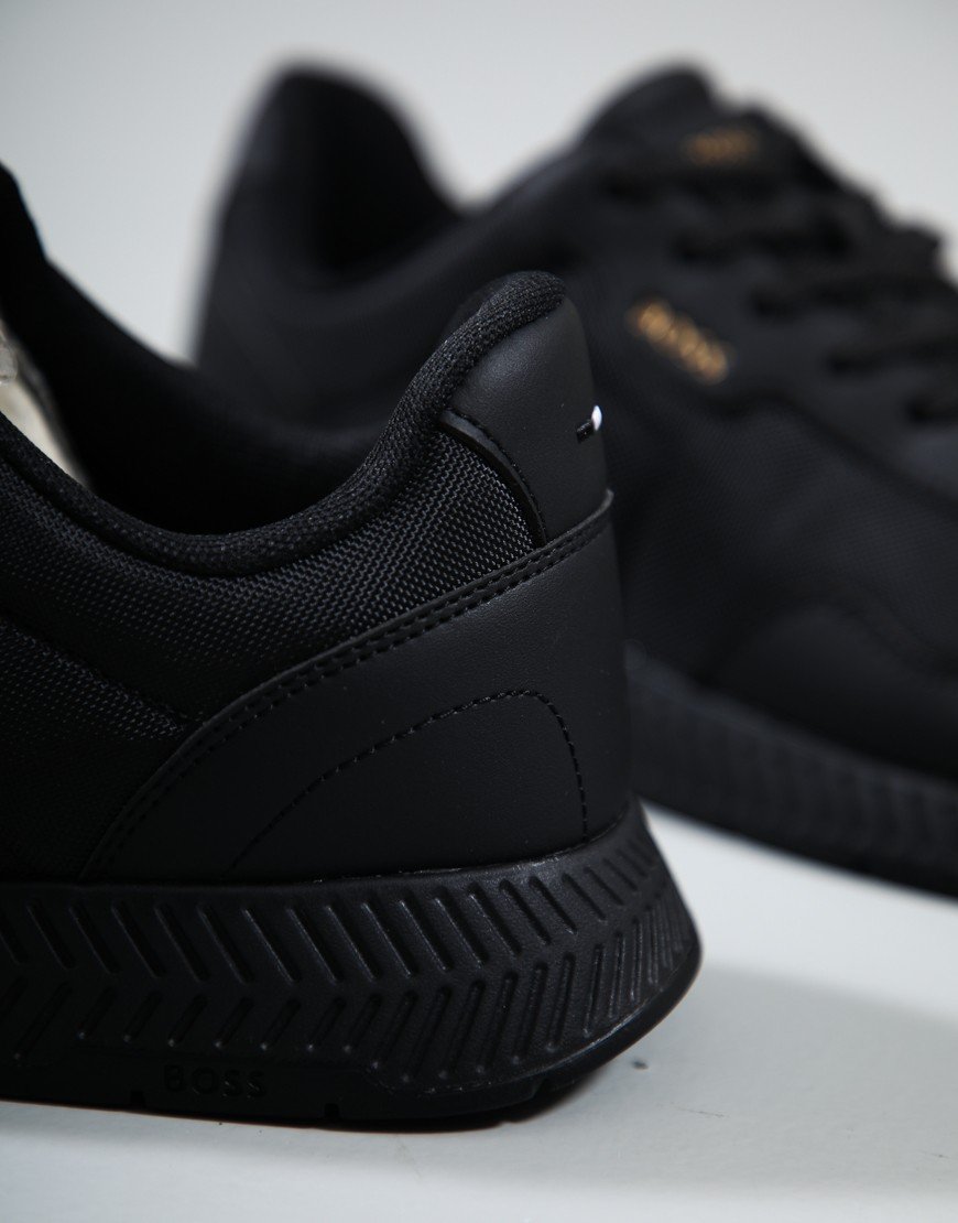 BOSS Titanium Runn NYPUN Trainers Black