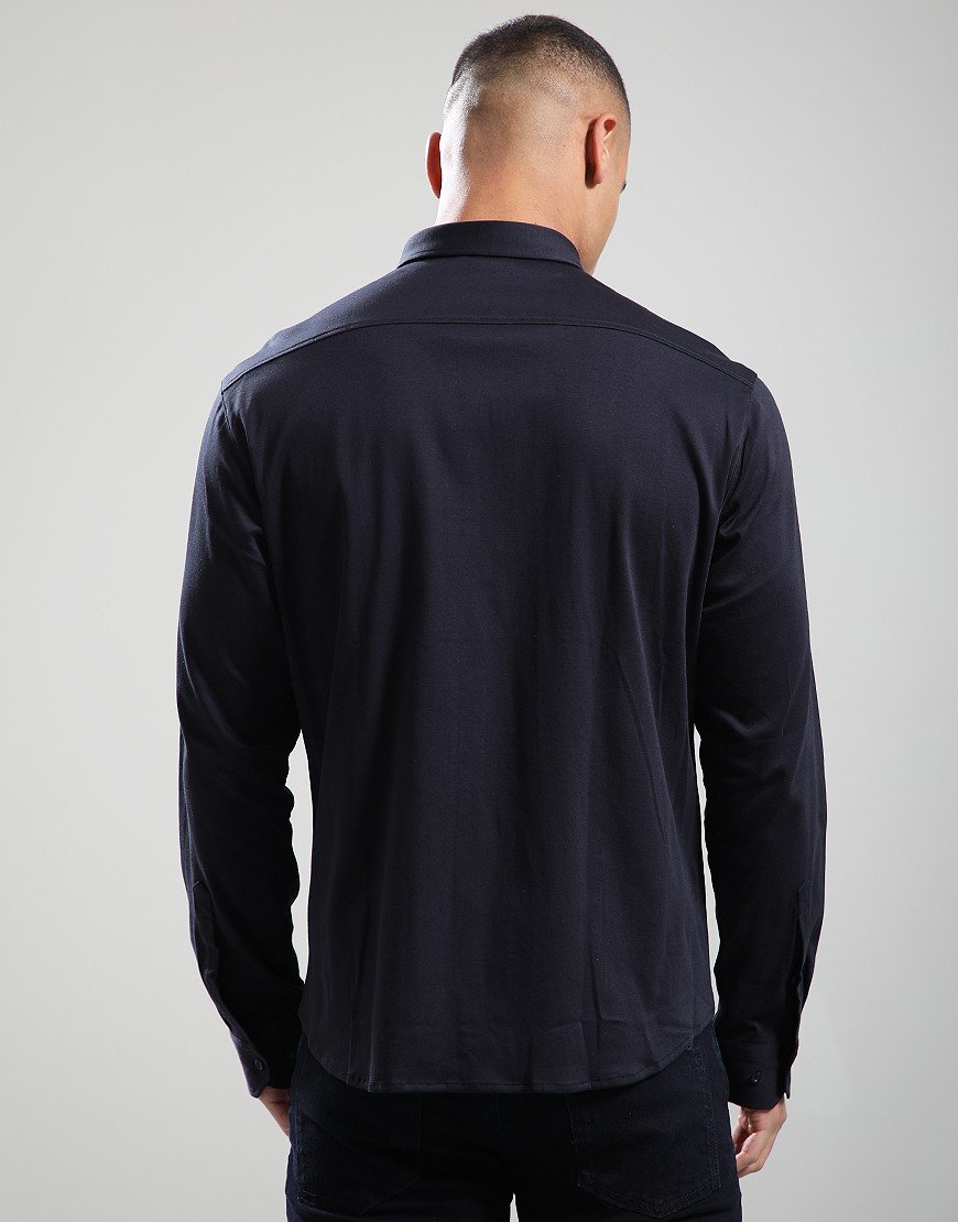 BOSS B_Motion Long Sleeve Shirt Dark Blue