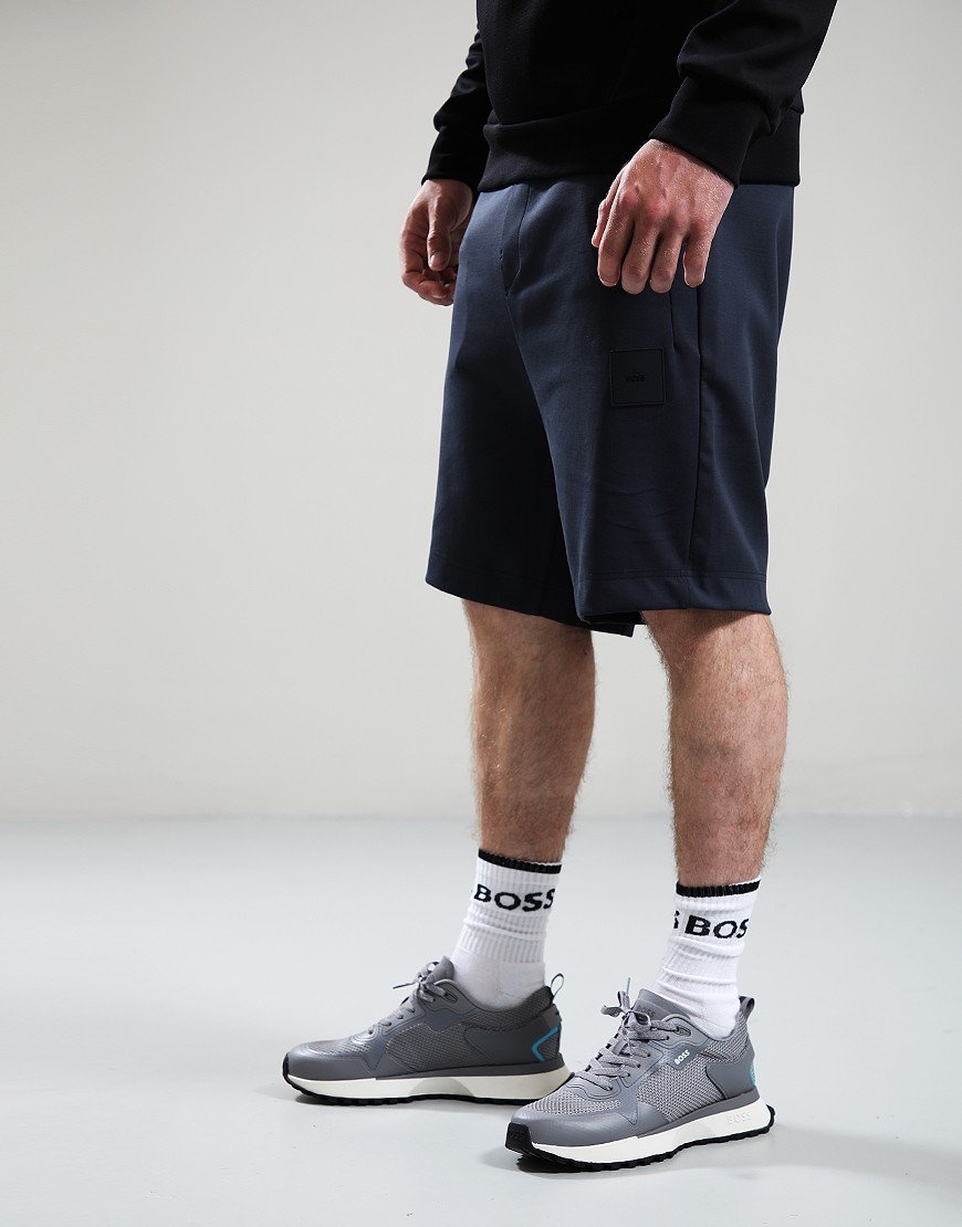 BOSS Headlo Rib Shorts Dark Blue