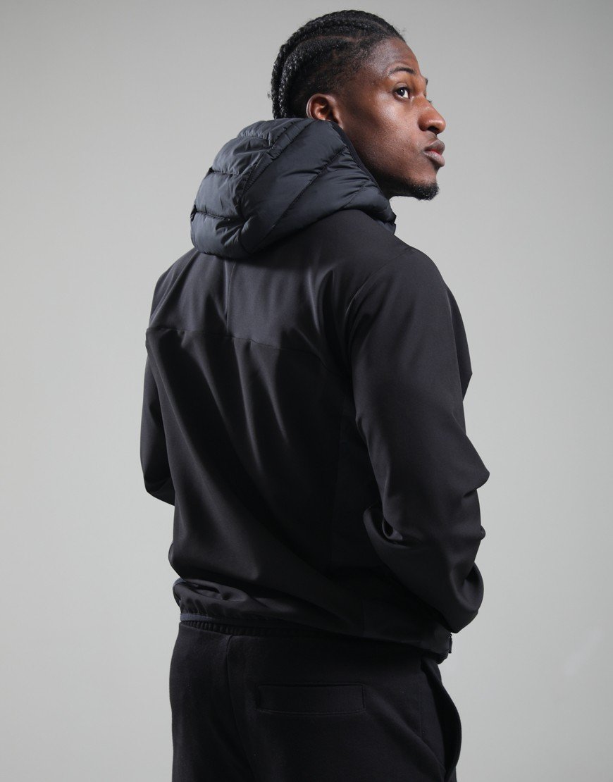BOSS J_Urbanex Hybrid Hooded Jacket Black