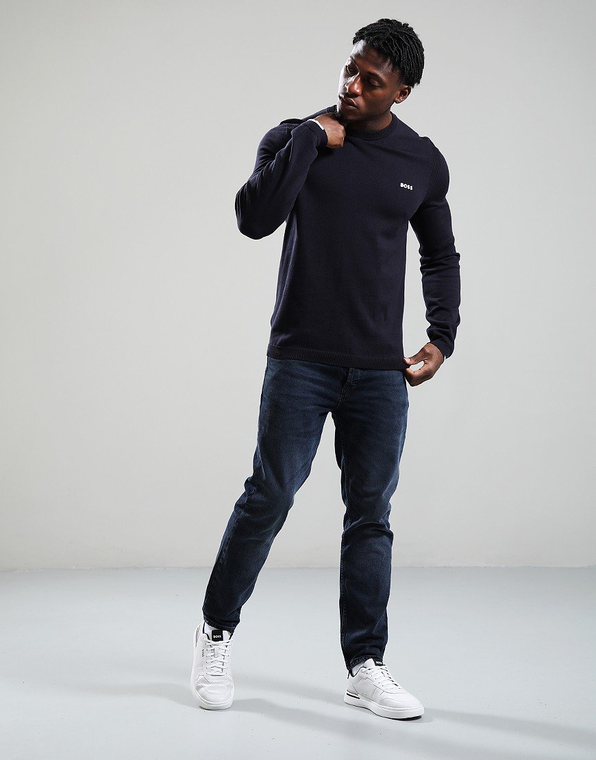 BOSS K_Ever-X Crew Neck Knit Dark Blue