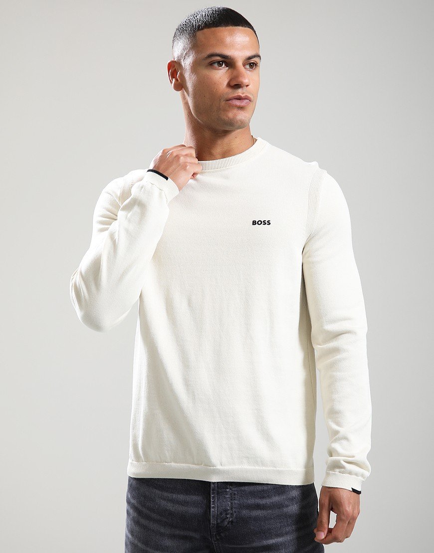 BOSS K_Ever-X Crew Neck Open White