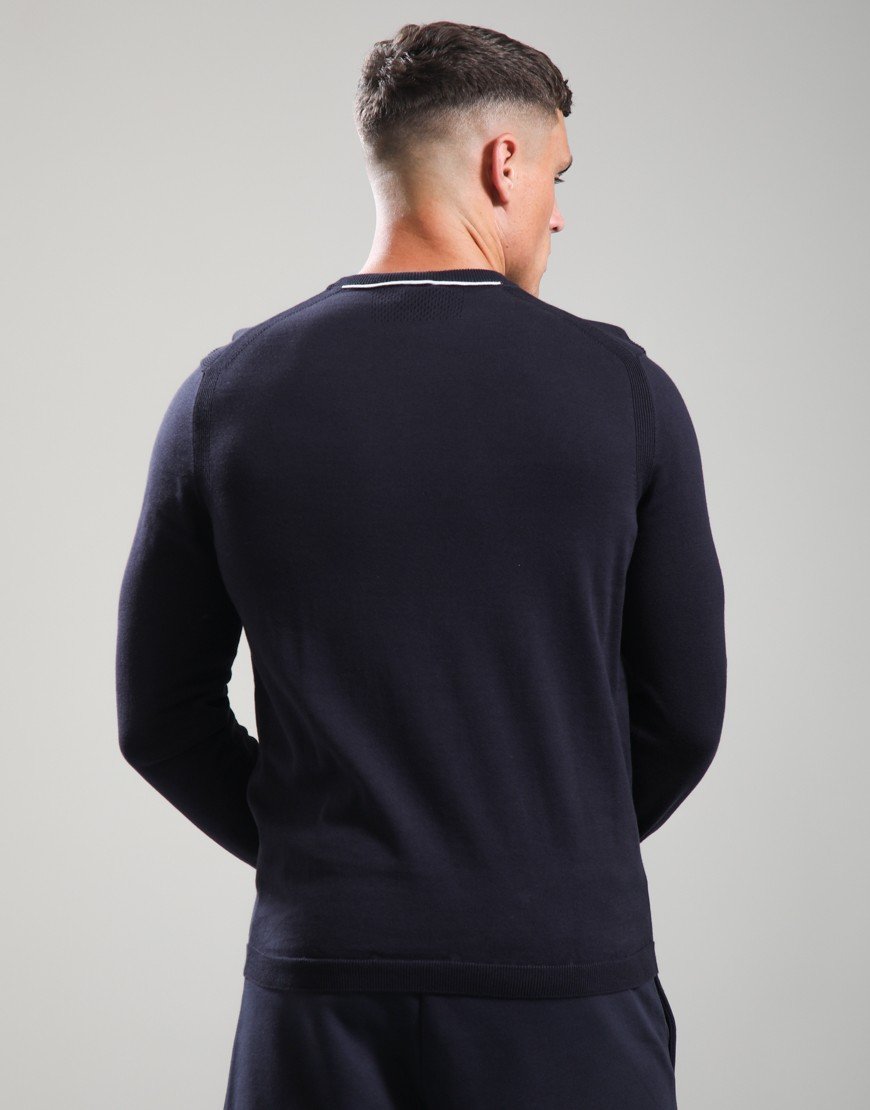 BOSS KN_Ever-X Crew Neck Dark Blue