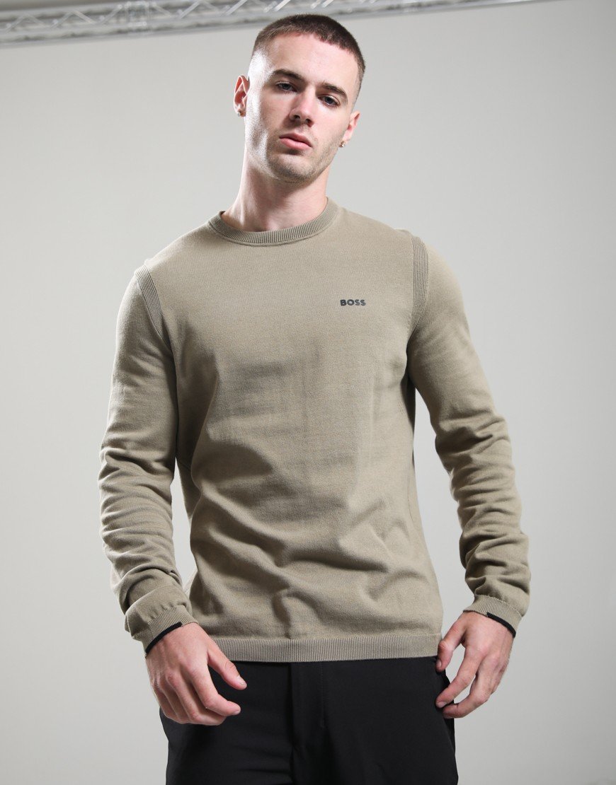 BOSS KN_Ever-X Crew Neck Knit Light/Pastel Green