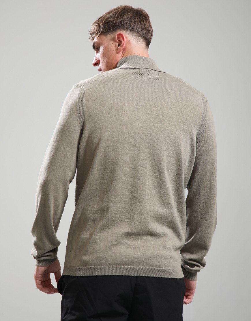 BOSS KN_Ever-X Quarter Zip Knit Light/Pastel Green