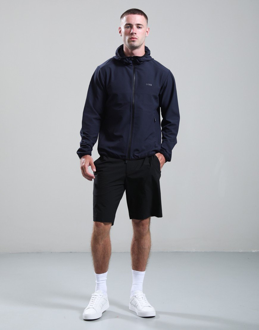 BOSS LW_CommuterPro Hooded Jacket Dark Blue