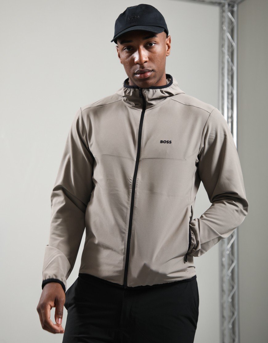 BOSS LW_CommuterPro Hooded Jacket Light/Pastel Green