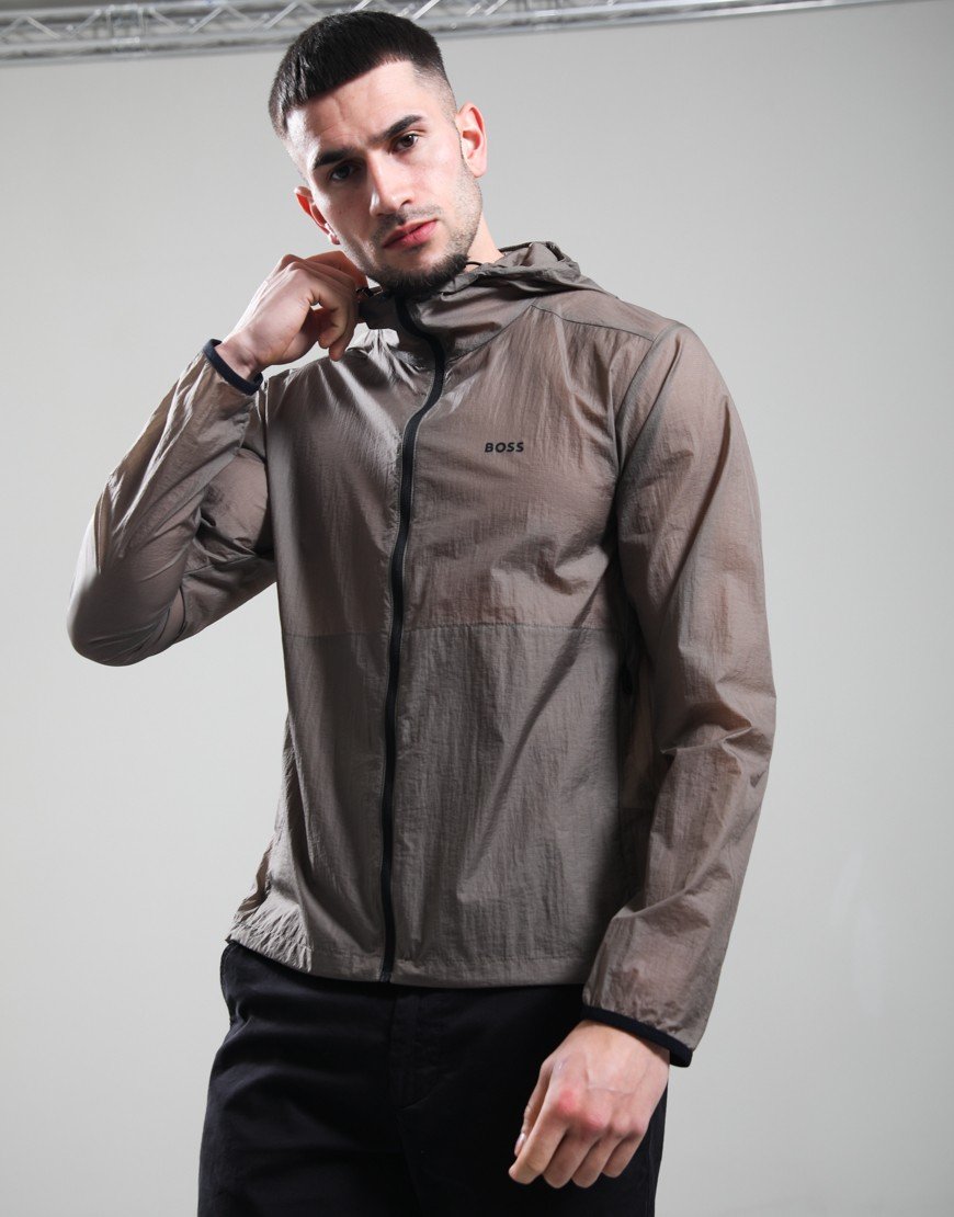 BOSS OW_Airynix Hooded Jacket Light Pastel Green