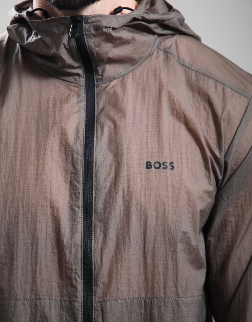 BOSS OW_Airynix Hooded Jacket Light Pastel Green