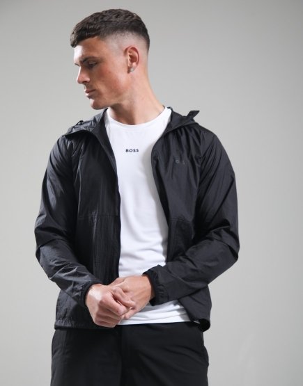 BOSS OW_Airynix Hooded Jacket Black