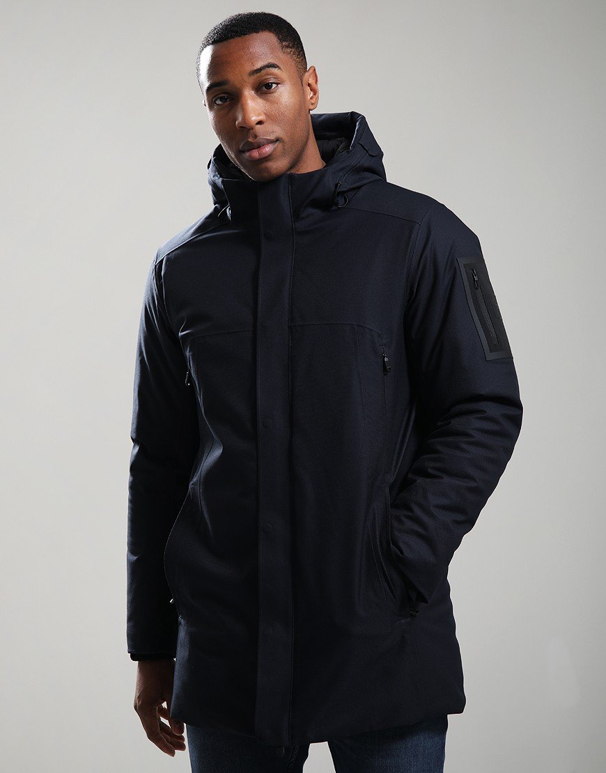 BOSS OW_Hexatech Parka Dark Blue