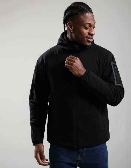 BOSS OW_Lite-X Hooded Jacket Black