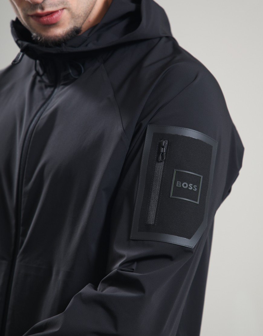 BOSS OW_Terrace JT Hooded Jacket Black