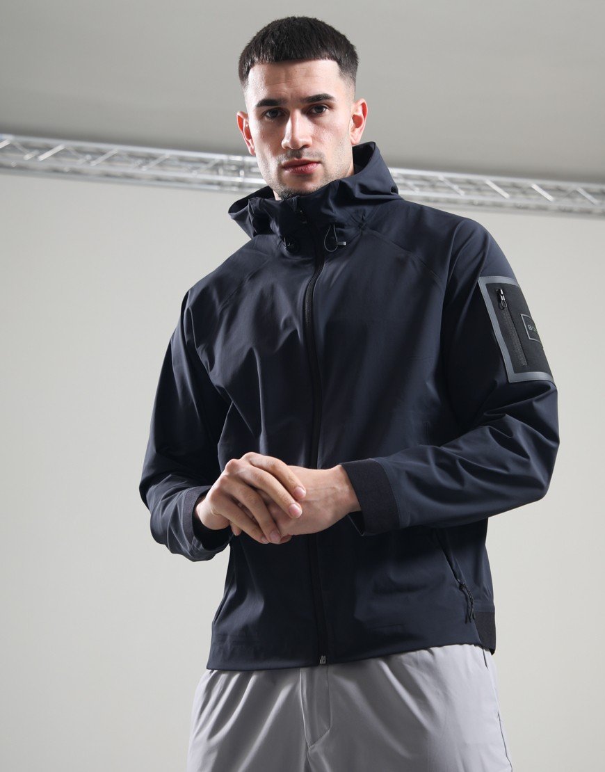 BOSS OW_Terrace JT Hooded Jacket Dark Blue