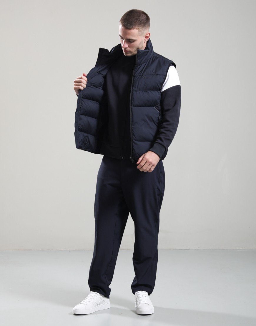 BOSS OW_Urbanex Padded Gilet Dark Blue