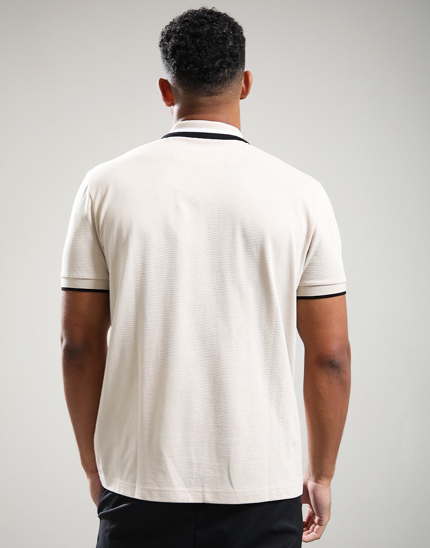 BOSS Paddy AP Heritage Polo Shirt Open Beige BOSS Paddy AP Heritage Polo Shirt Open Beige