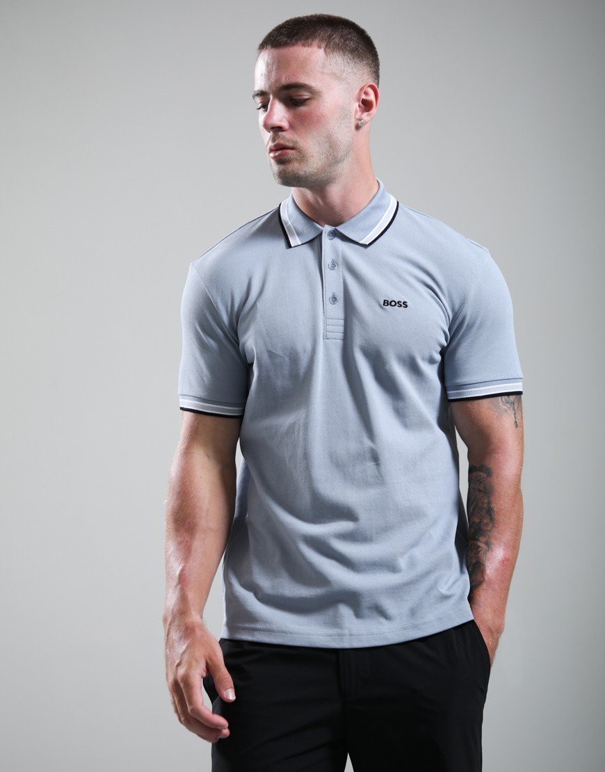BOSS Paddy Polo Shirt Dark Grey