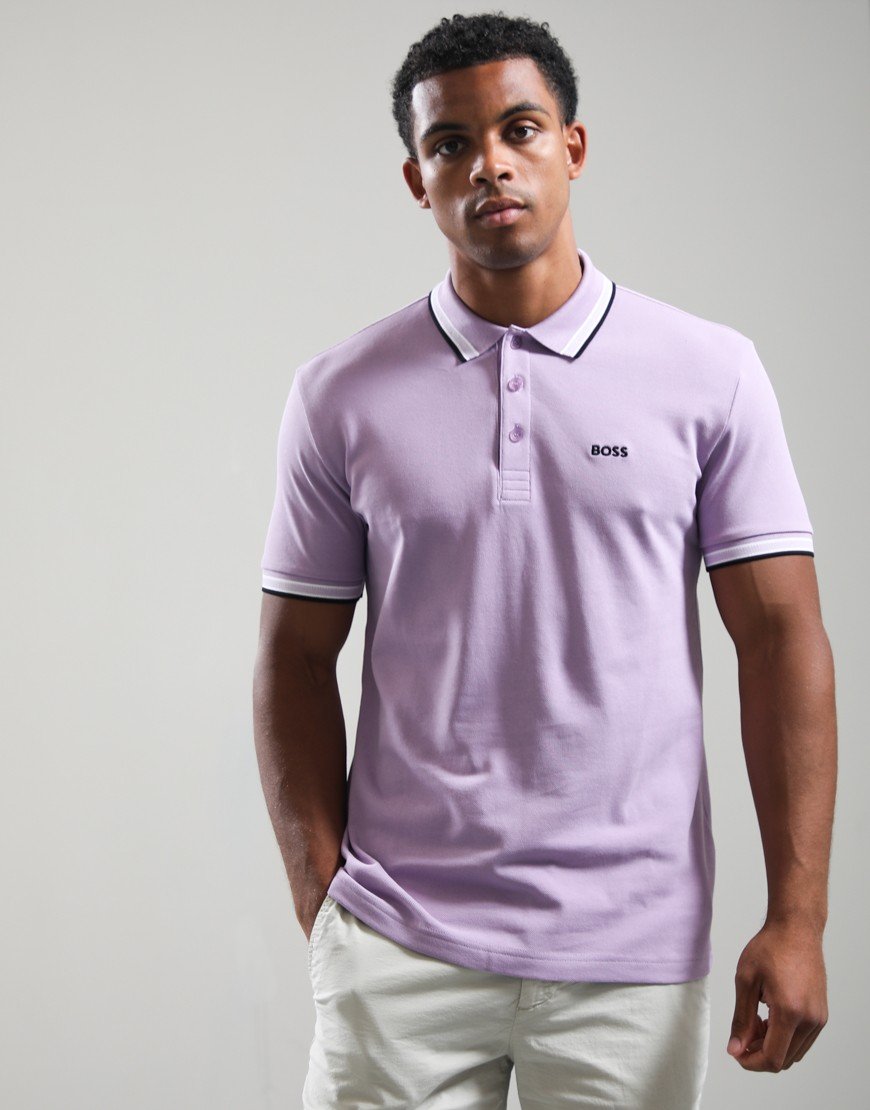 BOSS Paddy Polo Shirt Light/Pastel Purple