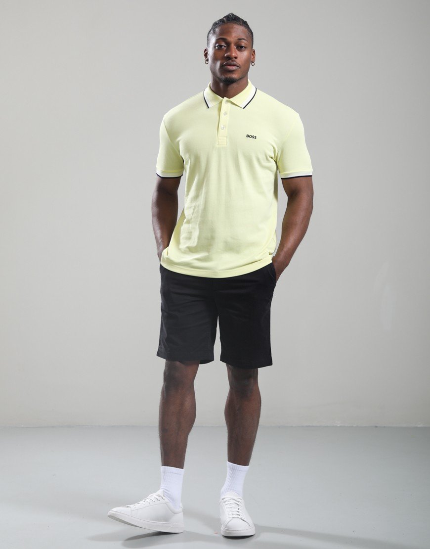 BOSS Paddy Polo Shirt Open Yellow
