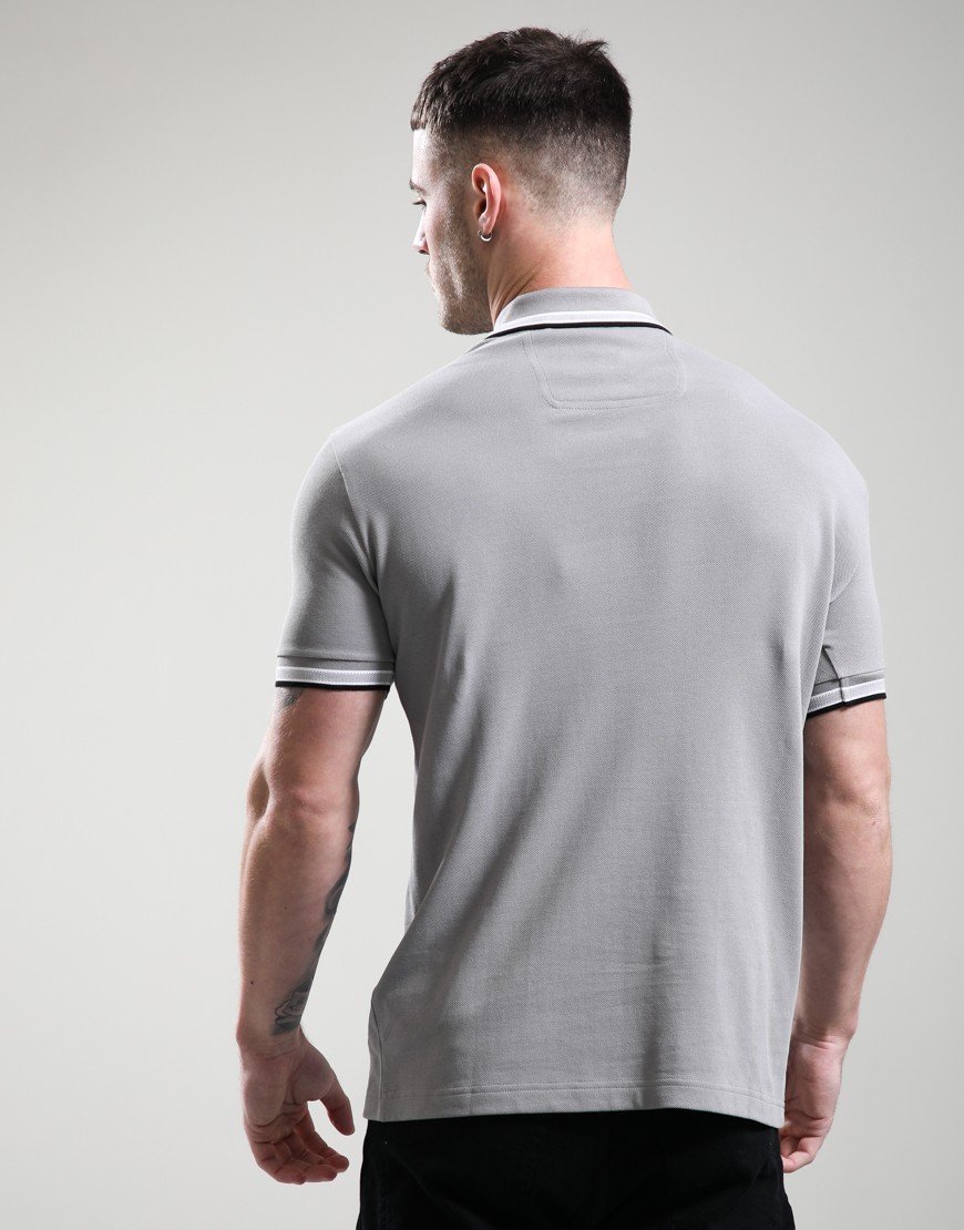 BOSS Paddy Polo Shirt Open Grey