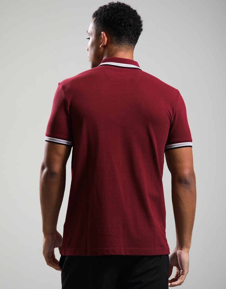 BOSS Paddy Polo Shirt Dark Pink 654