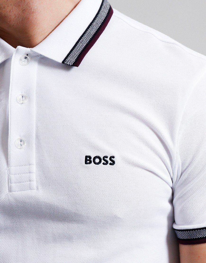 BOSS Paddy Polo Shirt Natural