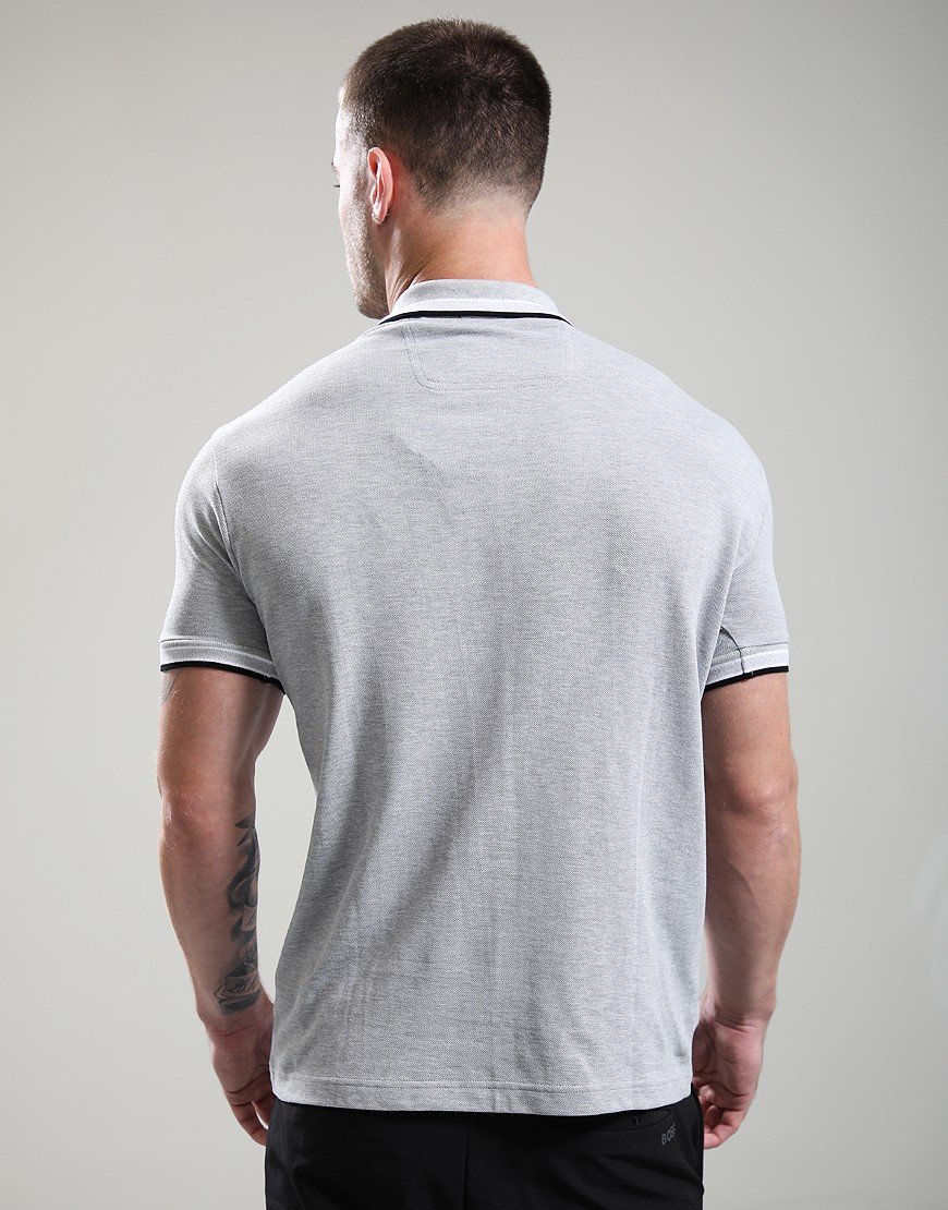 BOSS Paddy Polo Shirt Silver BOSS Paddy Polo Shirt Silver