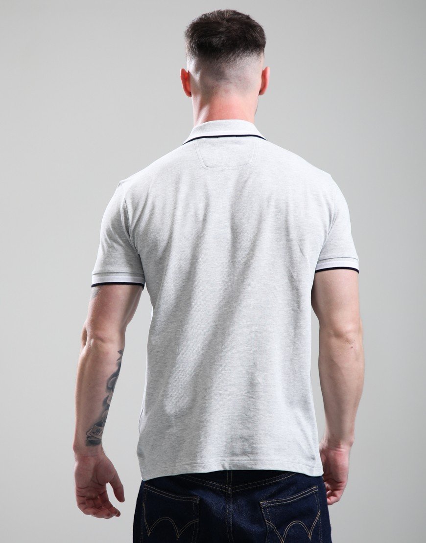 BOSS Paddy Polo Shirt Silver