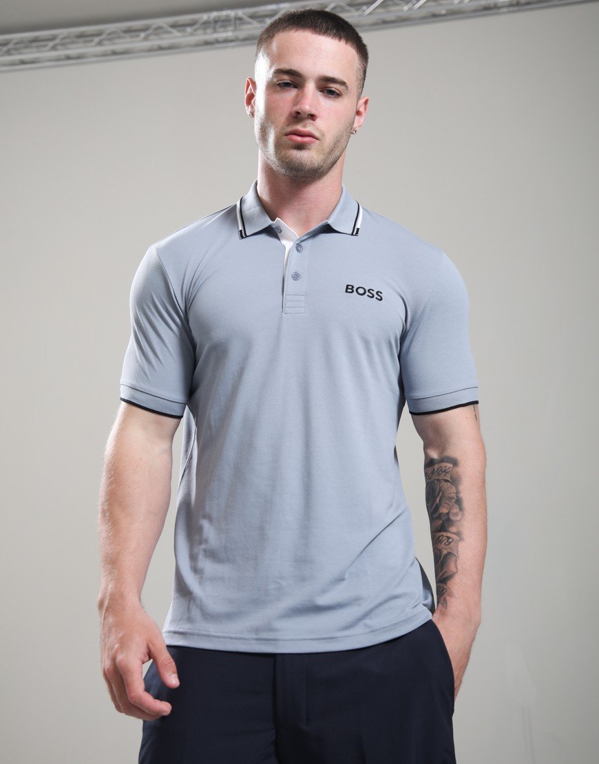 BOSS Paddy Pro Polo Shirt Dark Grey