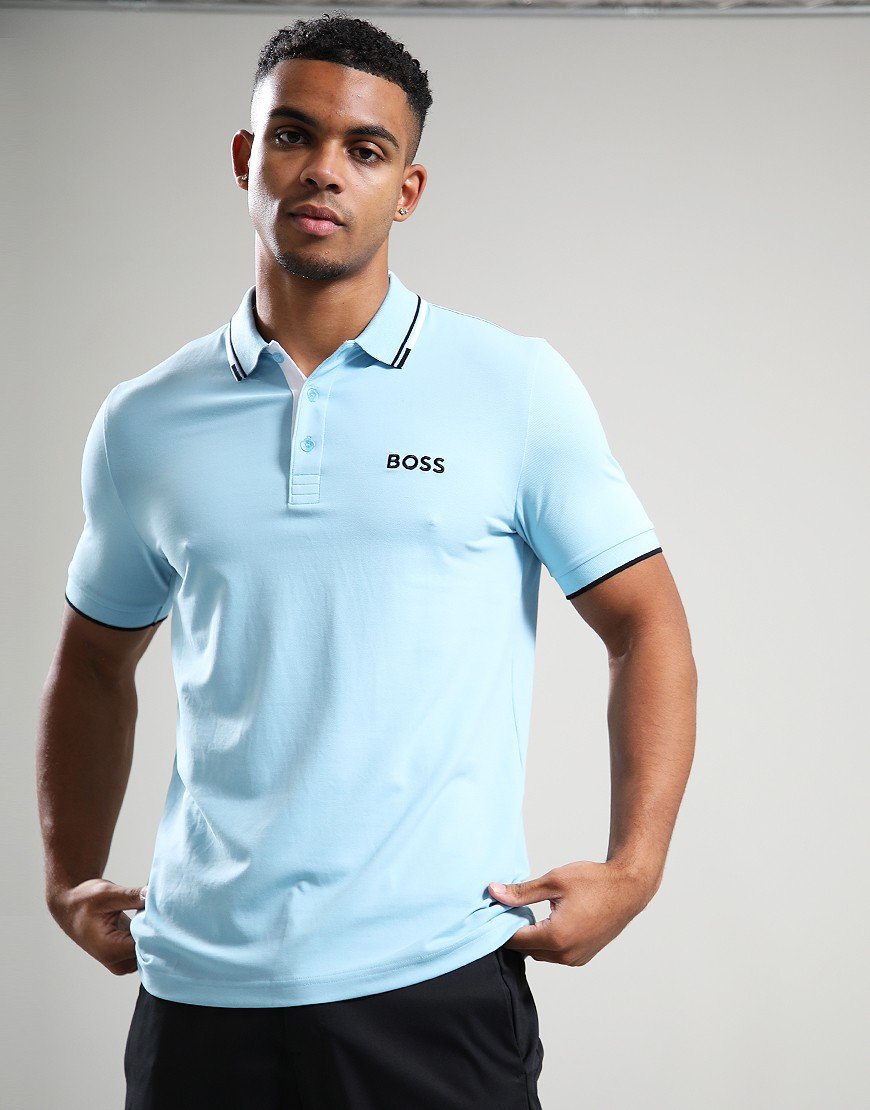 BOSS Paddy Pro Polo Shirt Light Pastel Blue
