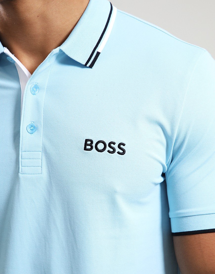BOSS Paddy Pro Polo Shirt Light Pastel Blue