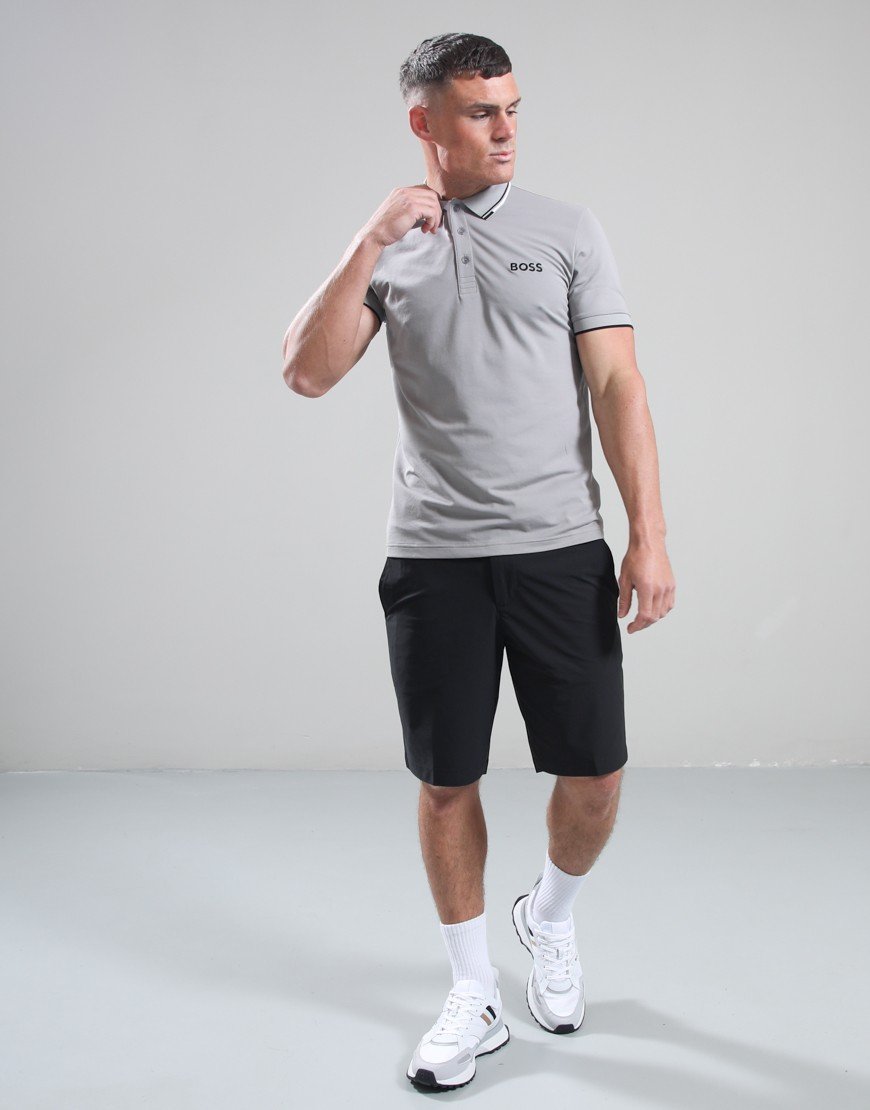 BOSS Paddy Pro Polo Shirt Silver