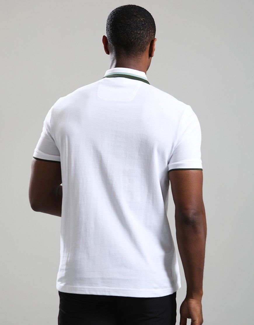 BOSS Paddy Heritage Polo Shirt White