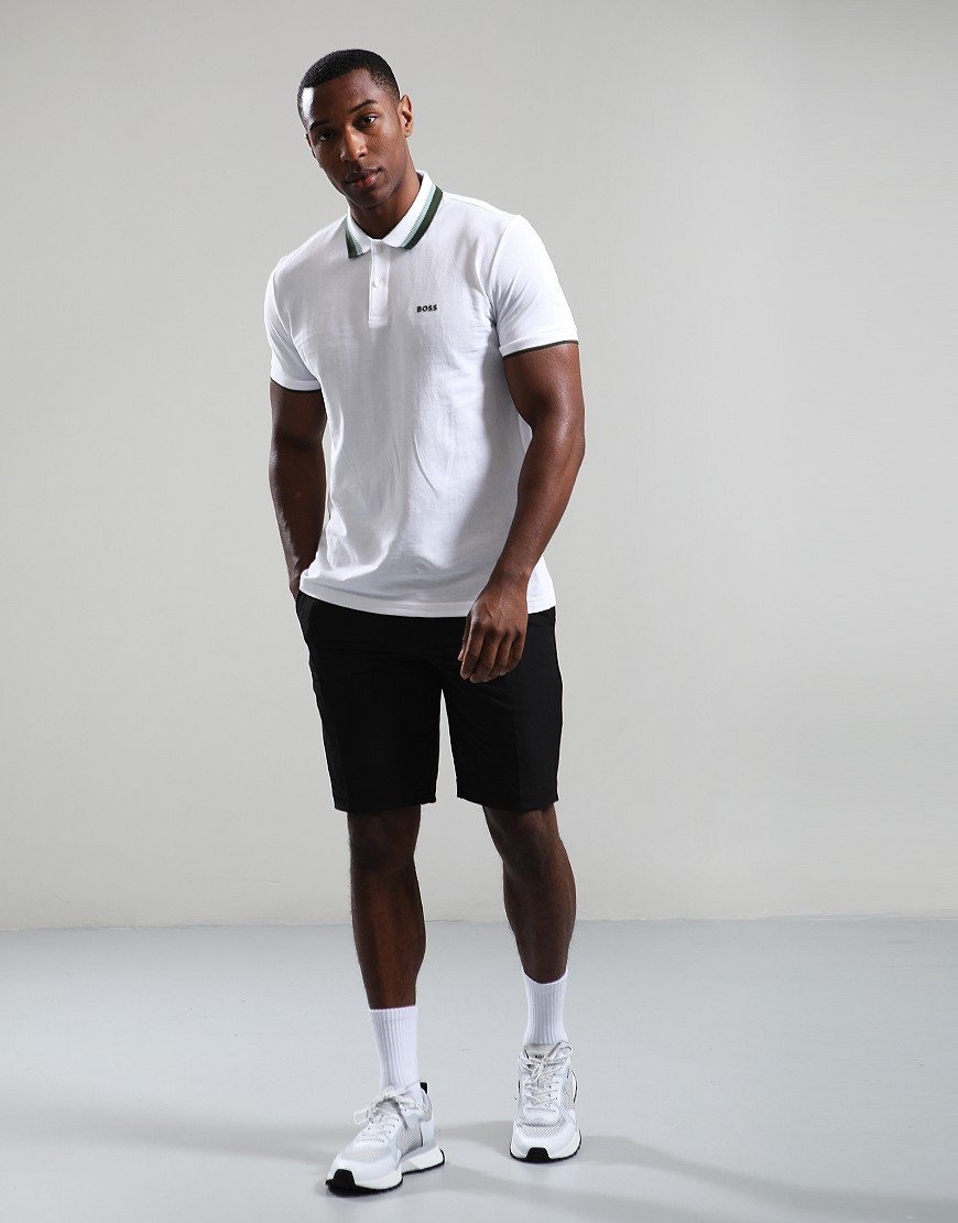 BOSS Paddy Heritage Polo Shirt White