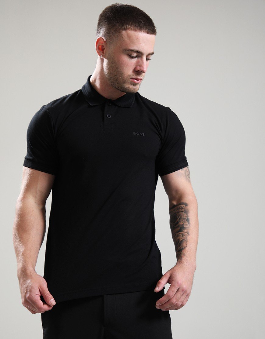 BOSS Paul Polo Shirt Black