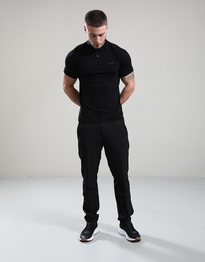 BOSS Paul Polo Shirt Black BOSS Paul Polo Shirt Black