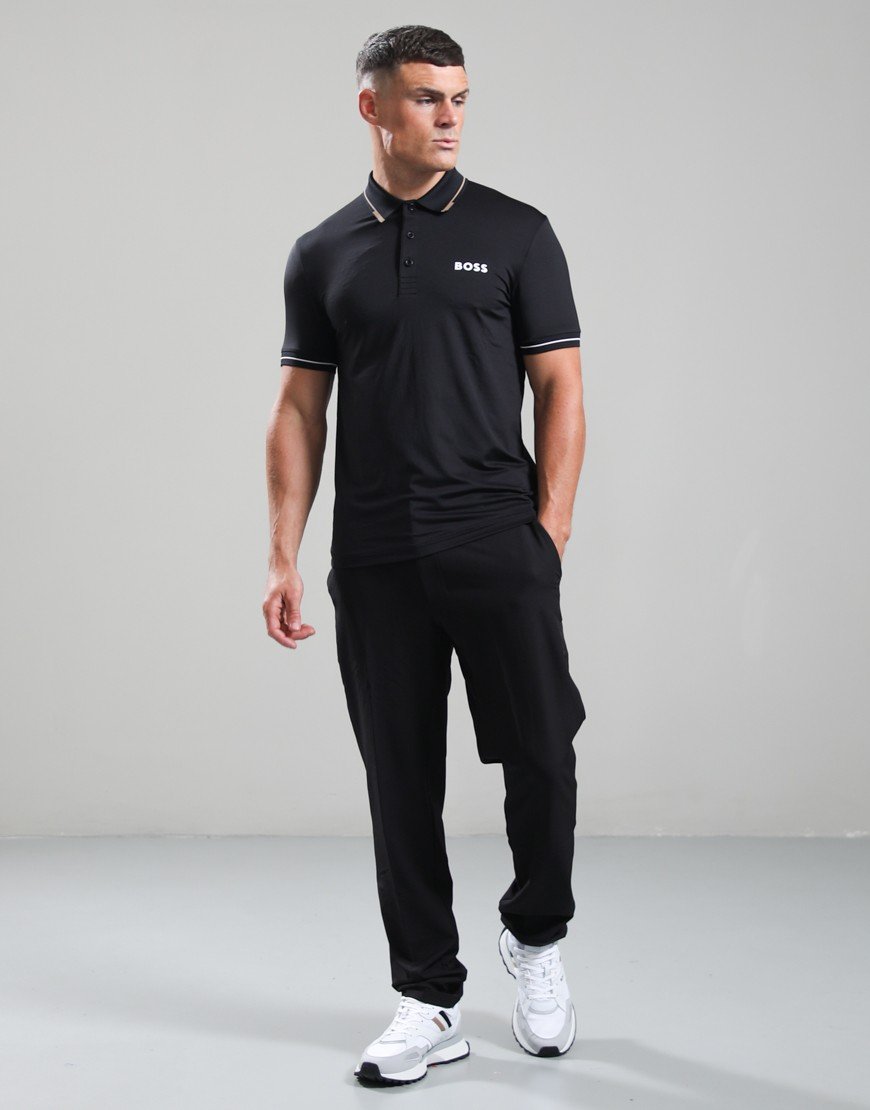 BOSS Paul Pro Polo Shirt Black