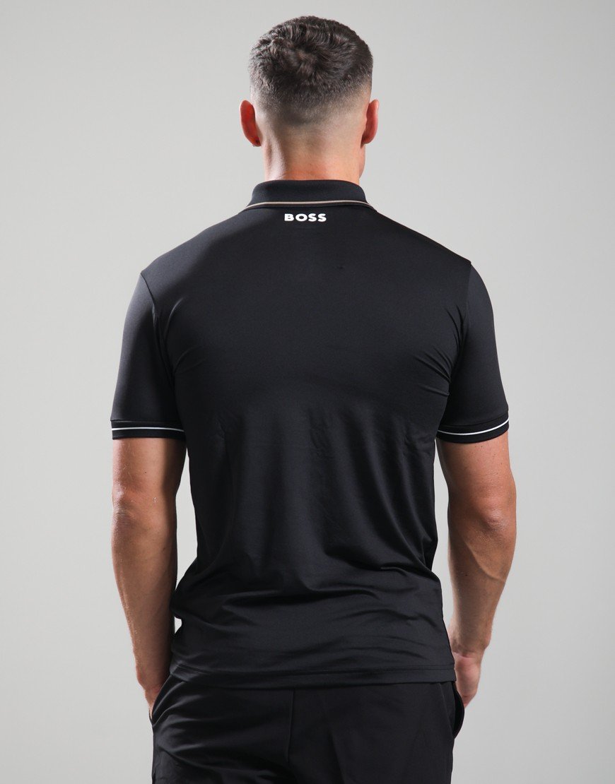 BOSS Paul Pro Polo Shirt Black