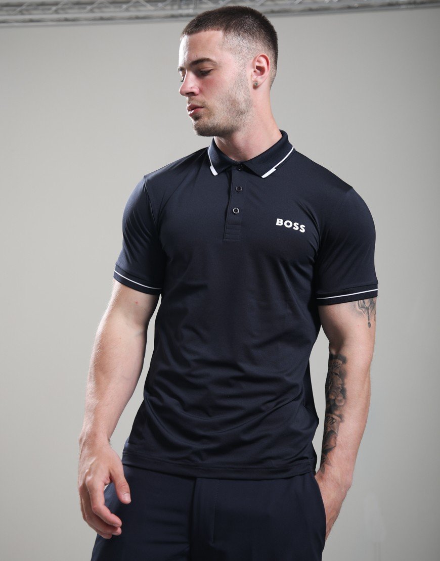 BOSS Paul Pro Polo Shirt Dark Blue