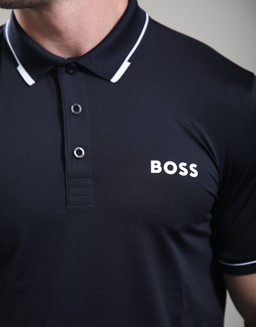 BOSS Paul Pro Polo Shirt Dark Blue