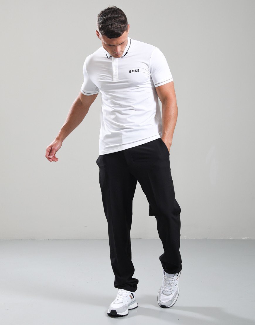 BOSS Paul Pro Polo Shirt Natural