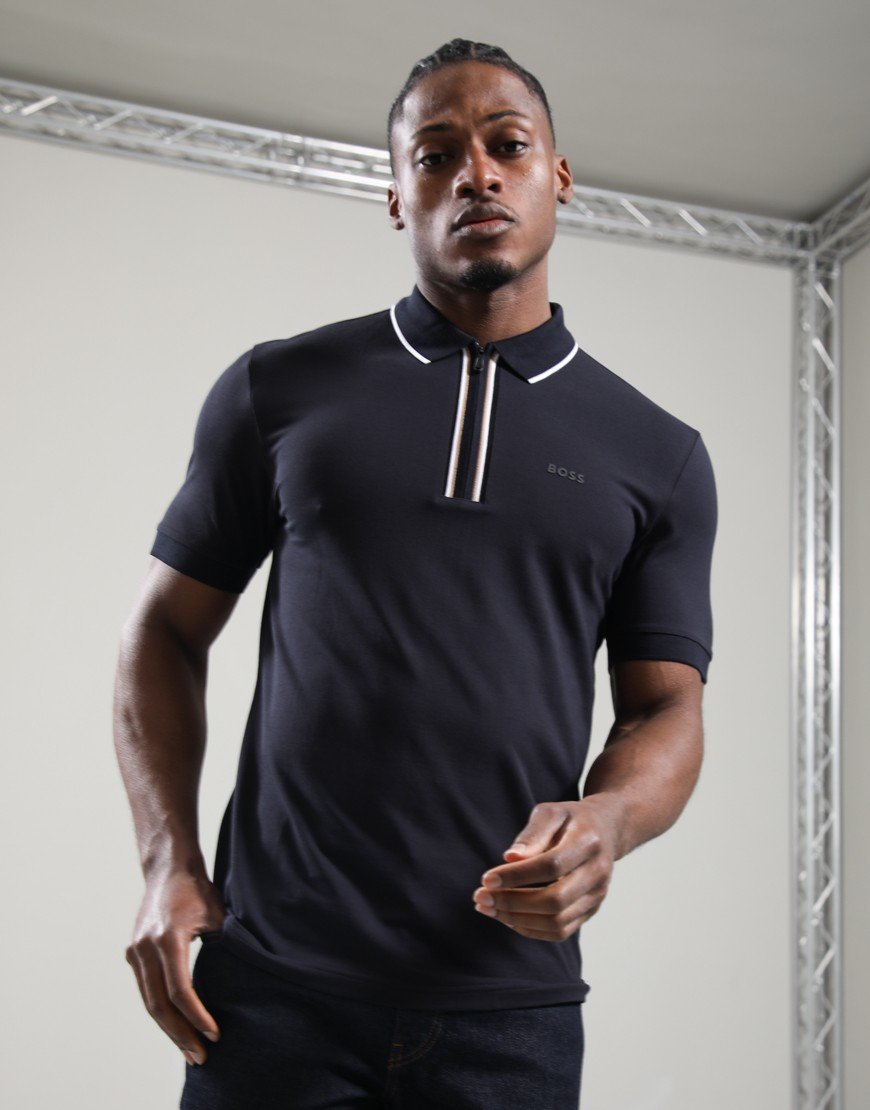 BOSS Philix GOC Polo Shirt Dark Blue