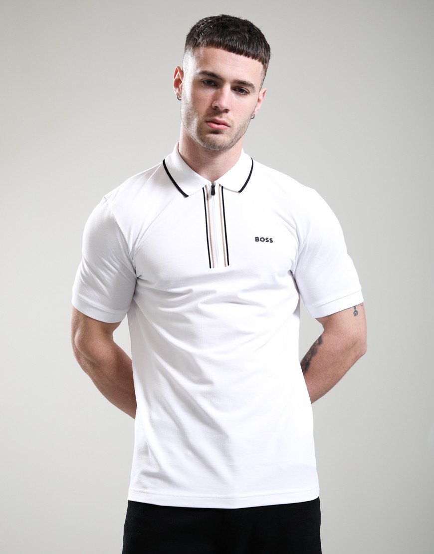 BOSS Philix GOC Polo Shirt White