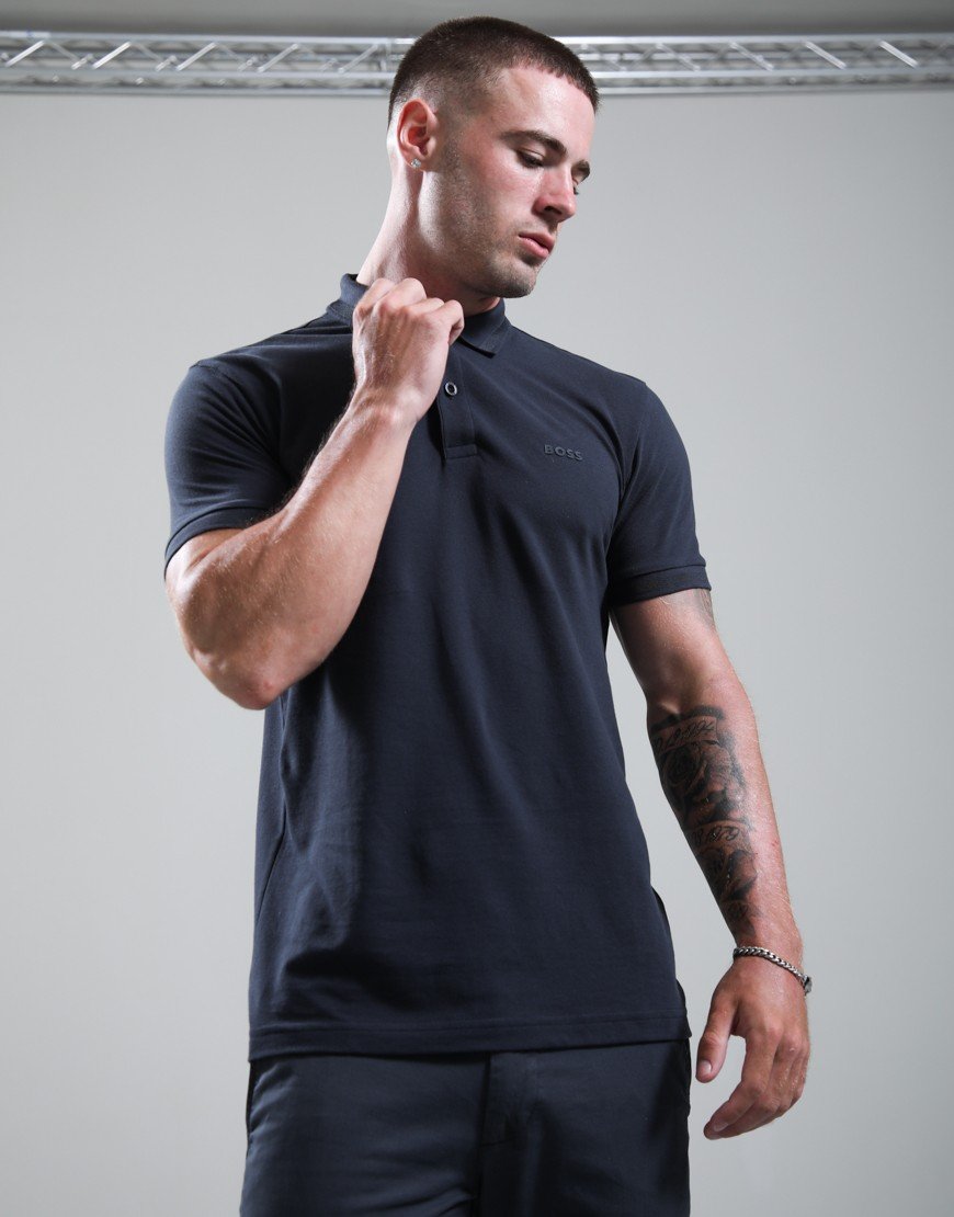 BOSS Pio 1 Polo Shirt Dark Blue