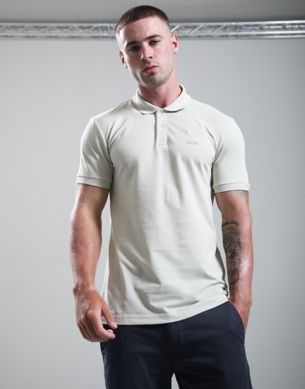 BOSS Pio 1 Polo Shirt Light Beige