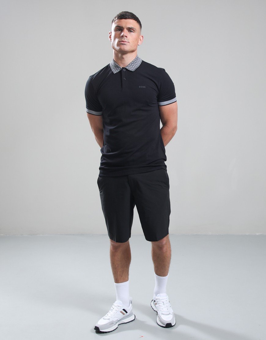 BOSS PL_GOC Chip Paddy Polo Shirt Black