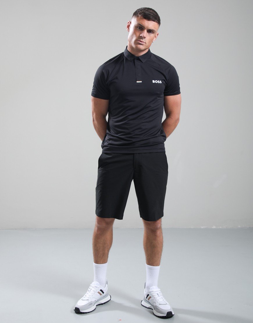 BOSS PL_GOC Paddy Tech Polo Shirt Black