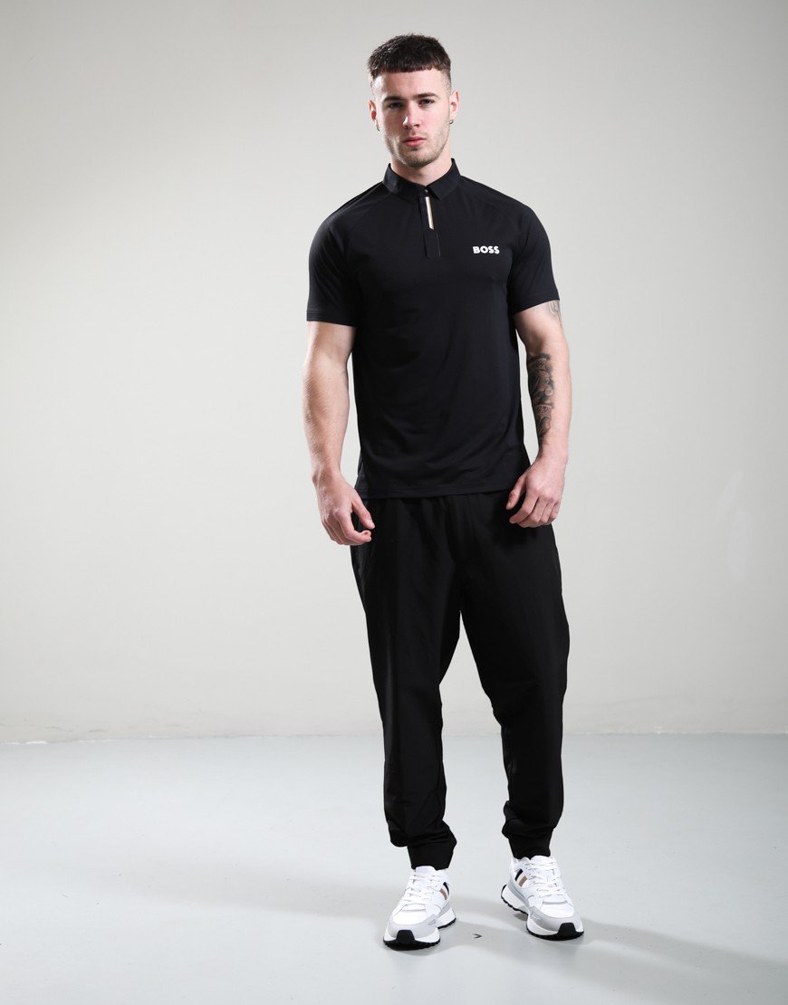 BOSS PL_GOC Paddy Tech Polo Shirt Black