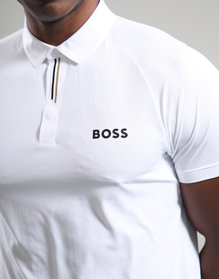 BOSS PL_GOC Paddytech Polo Shirt White