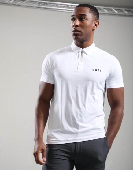 BOSS PL_GOC Paddytech Polo Shirt White